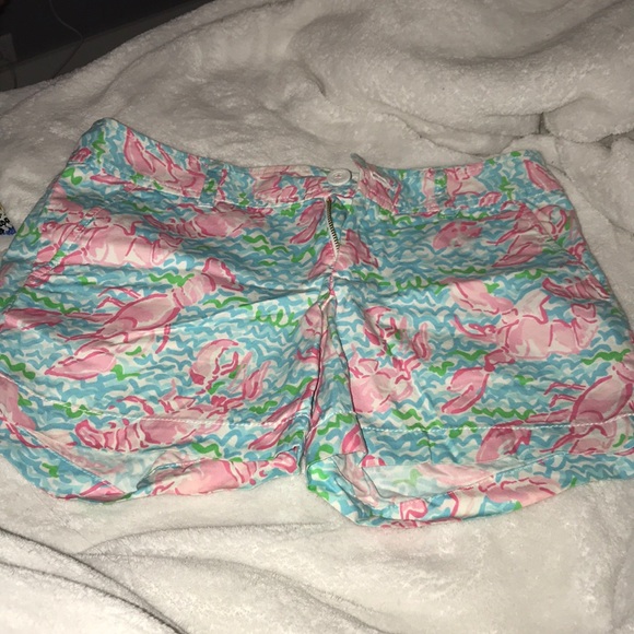 Lilly Pulitzer Pants - Lilly lobster shorts